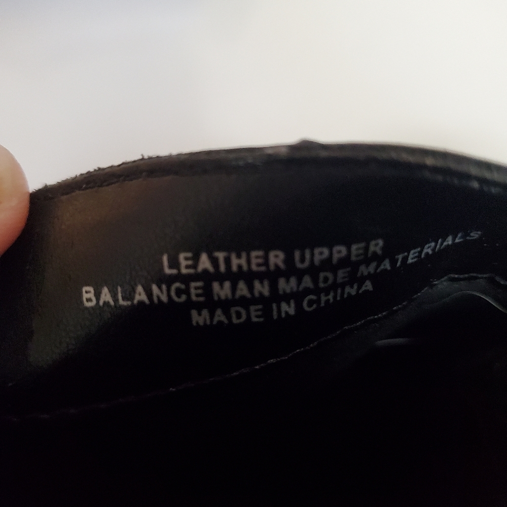 BOC Black Leather Heeled Clogs With Side Buckle Western, Size 9 - Picture 11 of 13